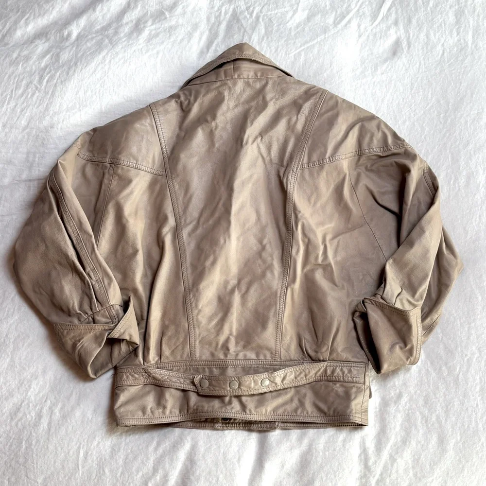 Vintage 80’s Leather Jacket - Picture 4 of 8